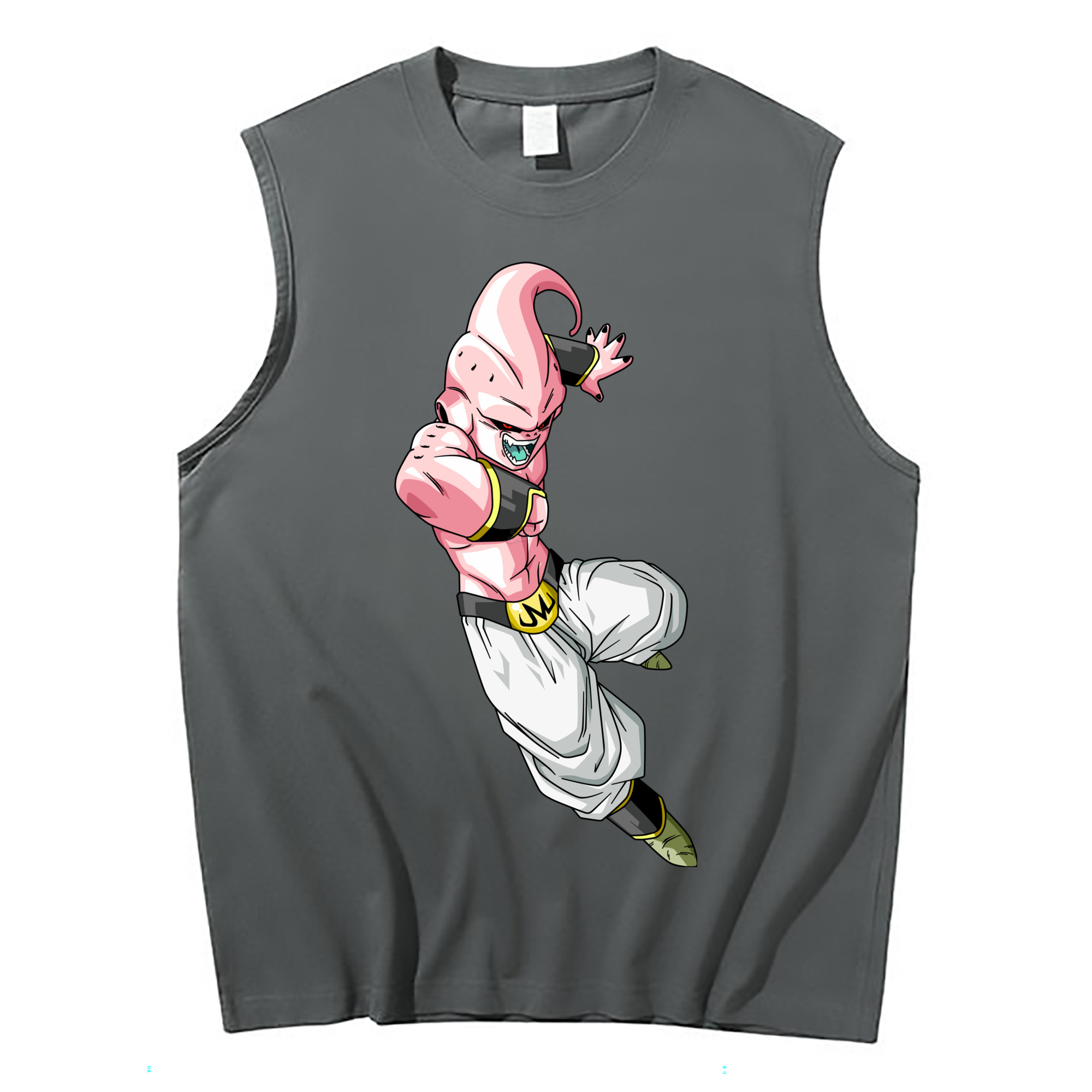 （画像用） ドラゴンボール 魔人ブウ DRAGON BALL Majin Buu コットン100％タンクトップ（フロントプリント）